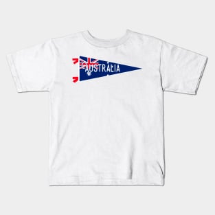 Australia Flag Pennant Kids T-Shirt